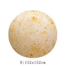 Load image into Gallery viewer, Funny Crazy Round Air Condition Blanket Food Creations Pizza Donut Hamburger Wrap Blanket Perfectly Round Hamburger Throw S/M/L