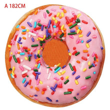 Load image into Gallery viewer, Funny Crazy Round Air Condition Blanket Food Creations Pizza Donut Hamburger Wrap Blanket Perfectly Round Hamburger Throw S/M/L