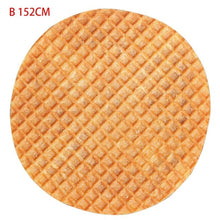 Load image into Gallery viewer, Funny Crazy Round Air Condition Blanket Food Creations Pizza Donut Hamburger Wrap Blanket Perfectly Round Hamburger Throw S/M/L